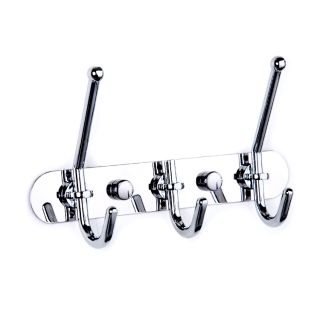 Планка с 3-мя крючками  Frap F201-3 хром